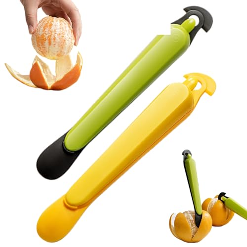 Wedhapy 2pcs Orange Peeler Citrus Peeler Lemon Peeler Tool Küche Tools Easy Peeling Citrus Peeler Multifunktional Obst Peeler Sharp Blade Lemon Peeler Tool Küche Küche Gadget von Wedhapy