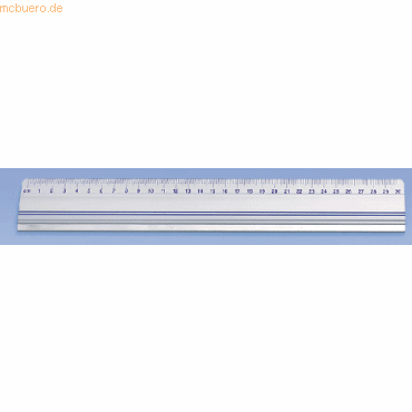 Wedo Alu-Schneidelineal 50cm mit Rutschbremse von Wedo