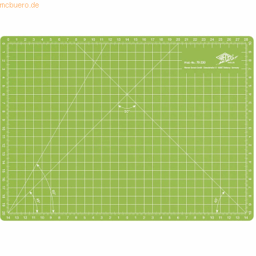 Wedo Schneidematte CM30 apfelgrün 300x220x3mm von Wedo