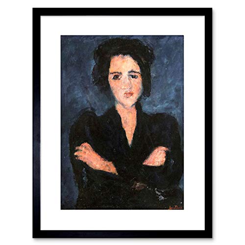 Wee Blue Coo CHAIM SOUTINE PORTRAIT EVA FRAMED ART PRINT F97X10259 von Wee Blue Coo