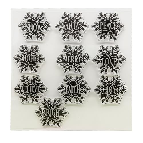 1 Blatt Clear Stamp Clear Seal Stamp Card Making 3D Scrapbooking Paper Crafting Stempel Handgefertigte Handwerksvorräte von Wegiwuca