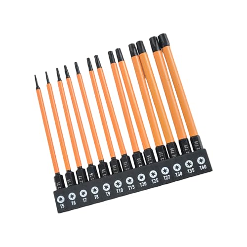 13pcs Auswirkungen Sechseckkopf Allen Schraubenschlüssel Bohrer Bit Set Auswirkungen Stahl Set Allen Key Sechs Bit Hexagon Shank von Wegiwuca