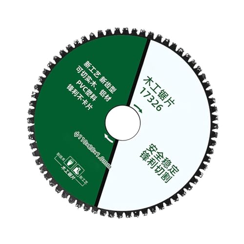 Upgrades Circular Cut Disc Manganses Stahlschnittscheibe Einfach Zu Bedienen Für Professionelle Und Holzbearbeitungsprojekte von Wegiwuca