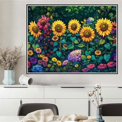 Malen Nach Zahlen Blume Malen Nach Zahlen ab 7 8 9 10 12 Jahre Mädchen Farbe, DIY Oil Paint Kreatives Set für Erwachsenee Bastelset, Pinseln und Acrylfarben, Geschenke für Frauen 40x50cm Q-161 von Wehsaeho