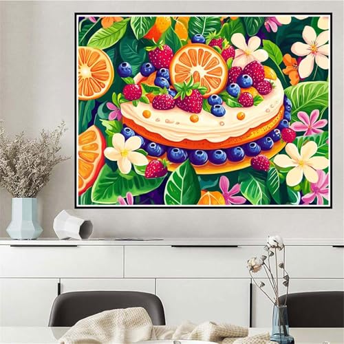 Malen Nach Zahlen Erwachsene Blume Malen Nach Zahlen Hamburger Paint by Numbers, DIY Handgemalt Ölgemälde Leinwand Set für Anfänger, Deko Wohnzimmer, Geschenke für Frauen 60x80cm (Ohne Rahmen) Q-238 von Wehsaeho