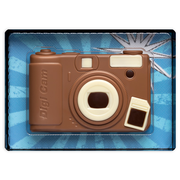 Schoko-Geschenk "Digicam", 70g von Weibler Confiserie