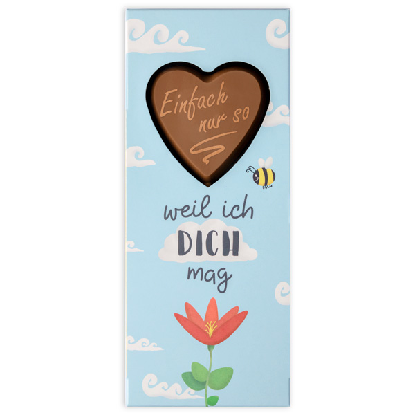 Schoko-Lolli "Einfach nur so", 25g von Weibler Confiserie