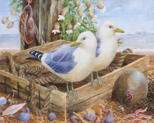 Weiniuniu5D DIY Diamond Painting KitVogel Kristall-Strasssteinen Bilder Set Diamond Arts Craft Malerei Erwachsene Home Wanddekoration 40x50 cm von Weiniuniu