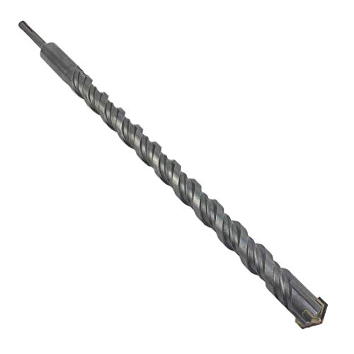 Weischer® - SDS Plus Bohrer 32 x 600 mm, vierschneidiger & langlebiger Steinbohrer, Bohrer mit Doppelwendel, Bohrhammer kompatibel, präzise & robuste Bohrspitze für Beton, Naturstein & Mauerwerk von Weischer