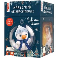 Häkelset "Häkelmini-Weihnachtskugel" - Schneemann von Weiß