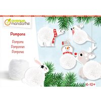 Kreativ-Box "Pompon Weihnachtsanhänger" von avenue mandarine