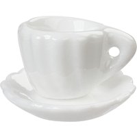 Miniatur Tasse mit Unterteller von HobbyFun