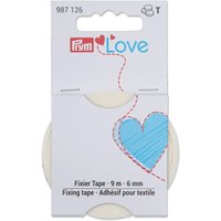 Prym Love Fixier Tape 6 mm, auswaschbar von Weiß