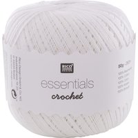 Rico Design Essentials Crochet - Weiß von Weiß