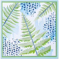 Sizzix Layered Stencils "Fern" von Weiß