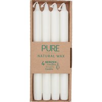 Stabkerze "Pure Natural Wax" - Natural von Wenzel