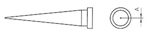 Weller LT-1L Lötkolben-Spitze lang, konisch, Größe der Lötspitze 0,2 mm, Lieferumfang: 1 Stück von Weller