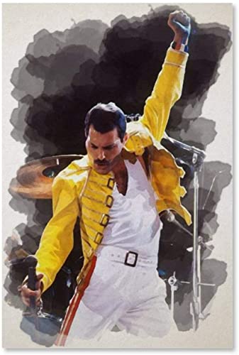 5D Diamant Painting Set Freddie Mercury 15 Klassische Rockmusik DIY Diamond Painting Kristall Strass Diamant Stickerei GemäLde 11.8"x15.7"(30x40cm) Kein Rahmen von Welmini