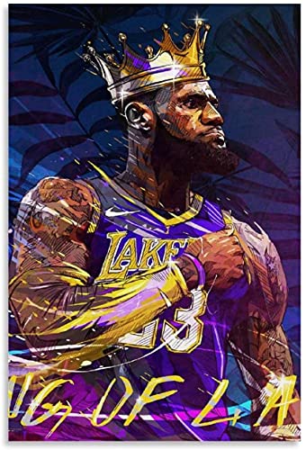 5D Diamant Painting Set FüR Erwachsene Und Kinder Dunk Wallpaper Lebron James DIY Diamond Painting Kristall Strass Diamant Stickerei GemäLde 15.7"x19.7"(40x50cm) Kein Rahmen von Welmini