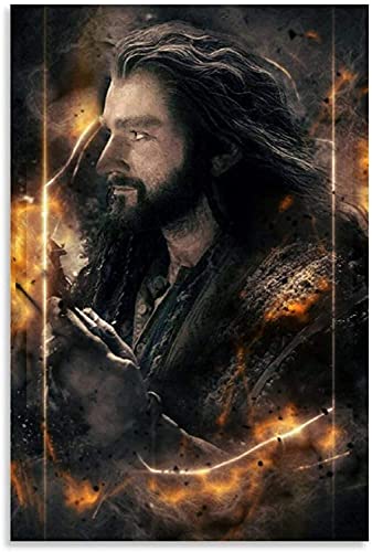 5D Diamant Painting Set FüR Erwachsene Und Kinder Thorin Oakenshield und Picture Modern DIY Diamond Painting Kristall Strass Diamant Stickerei GemäLde 15.7"x19.7"(40x50cm) Kein Rahmen von Welmini