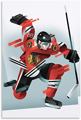 5d Diamond Painting Diamant Bilder FüR Erwachsene Und Kinder Patrick Kane Eishockey Bild 1 DIY Kreuzstich Arts Craft Kristall Strass Stickerei 11.8"x15.7"(30x40cm) Kein Rahmen von Welmini