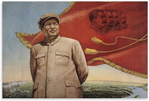 DIY 5d Diamant Malerei Kits FüR Erwachsene Und Kinder Mao Zedong aus China, Multiplikator des Kommunismus in China, Kreuzstich Art Kristall Strass Stickerei Painting 23.6"x35.4"(60x90cm) Kein Rahmen von Welmini