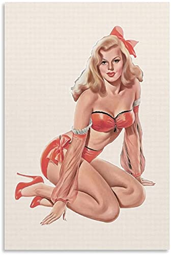 DIY 5d Diamant Malerei Kits FüR Erwachsene Und Kinder Pinup-Girl Kreuzstich Art Kristall Strass Stickerei Painting 15.7"x19.7"(40x50cm) Kein Rahmen von Welmini