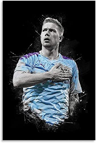 DIY 5d Diamant Malerei Kristall Strass Painting Manchester City Kevin De Bruyne und Foto Stickerei Bilder Kunst Handwerk FüR Erwachsene Und Kinder 23.6"x35.4"(60x90cm) Kein Rahmen von Welmini