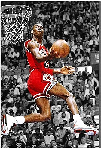 DIY 5d Diamant Malerei Kristall Strass Painting Michael Jordan Slam Dunk Air Basketball Stickerei Bilder Kunst Handwerk FüR Erwachsene Und Kinder 11.8"x15.7"(30x40cm) Kein Rahmen von Welmini