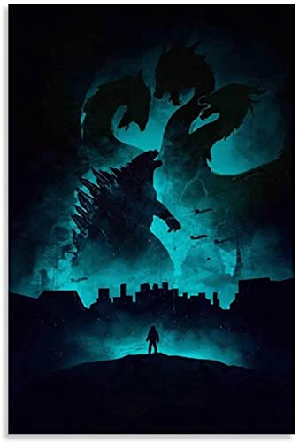 DIY Erwachsene Und Kinder Diamant Malerei Painting Kits Vollbohrer Godzilla Anime und Picture Modern 5d Strass Bild Kristall Kunsthandwerk 23.6"x35.4"(60x90cm) Kein Rahmen von Welmini