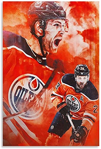 DIY Erwachsene Und Kinder Diamant Malerei Painting Kits Vollbohrer Leon Draisaitl Eishockey Bild 9 5d Strass Bild Kristall Kunsthandwerk 15.7"x19.7"(40x50cm) Kein Rahmen von Welmini