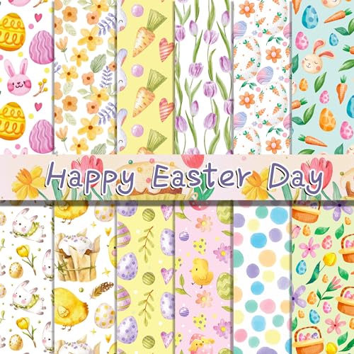 Papermania Scrapbook-Papierblock, Ostern, 24 Blatt, 30,5 x 30,5 cm von Welpurch