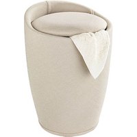 WENKO Badhocker mit Wäschesammler Candy 22834100 beige von Wenko