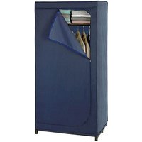 WENKO Kleiderschrank Business, 64530100 blau 1 Fachboden 75,0 x 50,0 x 160,0 cm von Wenko