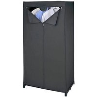 WENKO Stoffschrank Deep Black, 43821010100 schwarz 75,0 x 50,0 x 150,0 cm von Wenko