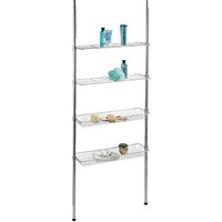 WENKO Teleskopregal Ellera silber 71,0 x 20,0 x 65,0 - 285,0 cm von Wenko