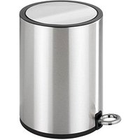 WENKO Monza Kosmetikeimer 3,0 l silber glänzend von Wenko