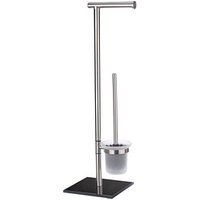 WENKO WC-Garnitur Lima silber Metall von Wenko