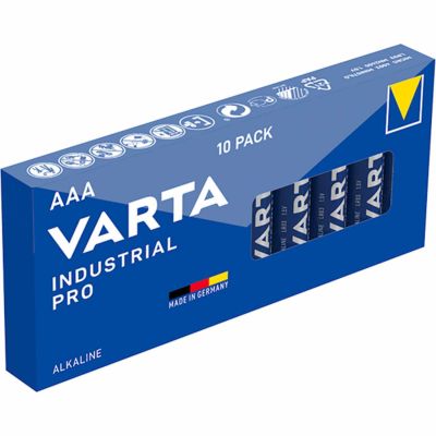 Alkaline Industrial Pro Batterie AAA 10 Stück von Varta