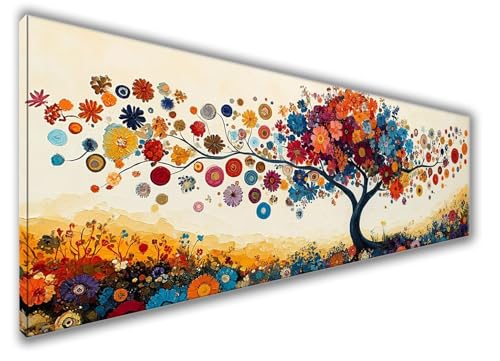 Diamond Painting Erwachsene, 5D Diamond Painting Baum Diamond Painting Zubehör, DIY Set Erwachsene Abstrakt Diamant Kunst Kits, Mosaikherstellung, Kreativ Set Erwachsene Geschenke,Deko 180x60cm WQ-542 von Weoqion