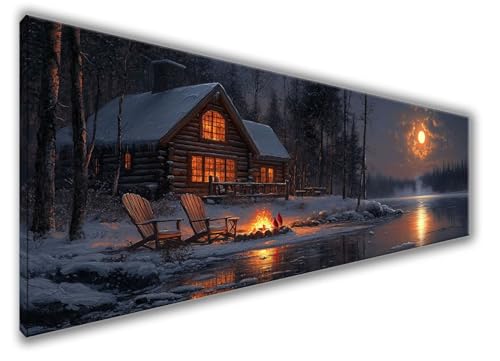 Diamond Painting Erwachsene Groß XXL 180x60cm Diamond Painting Mond Diamant Painting Bilder Anfänger, Diamond Painting Feuer Bastelset Mädchen, Stickerei Kreuzstich Set Deko Wohnzimmer, Männer WQ-177 von Weoqion