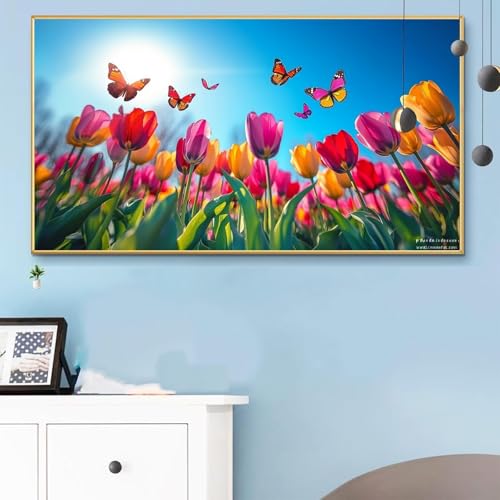 Malen Nach Zahlen Schmetterling, Malen Nach Zahlen Erwachsene Anlage Paint by Numbers Handgemalt Ölgemälde Kit für Anfänger mit Pinseln Acrylfarben,Halloween Deko Wohnzimmer,Geschenke 60x120cm Q6-521 Malen Nach Zahlen Schmetterling, Malen Nach Zahlen Erwachsene Anlage Paint by Numbers Handgemalt Ölgemälde Kit für Anfänger mit Pinseln Acrylfarben,Halloween Deko Wohnzimmer,Geschenke 60x120cm Q6-521 von Weoqion