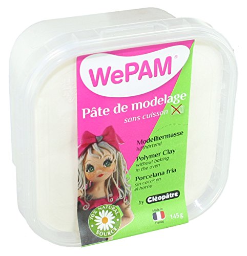 WePAM - PFWNEU145 - Lufthärtende Modelliermasse, 145 g, Farblos von Cléopâtre