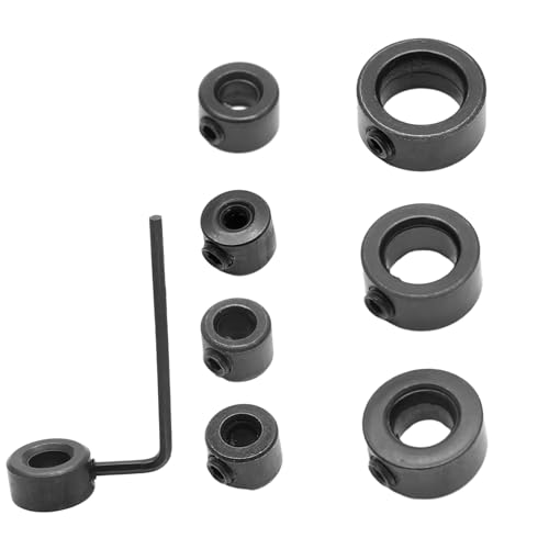 Bohr-Tiefenanschlag-Kragen, langlebiger Spitzenstopp, Mehrzweck-Bohrer-Grenzring, Befestigungsschrauben für präzises Bohren, D-Ringe von Weppduk