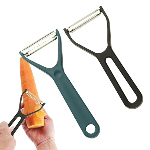 Vegetable Y - Form Peeler, Manueller Kartoffelschäler Aus Edelstahl, Multifunktionale Reibe Mit Langem Griff Für Küche Appleess Karotte Kartoffel Gurke von Weppduk