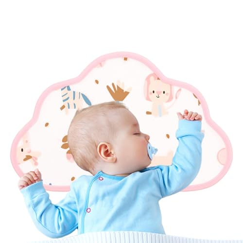 Weppduk Babykissen Wolke, Babykopfkissen - Dekokissen in Wolkenform | Multifunktionales Kinderkissen für Geschäftsreisen beim Camping von Weppduk