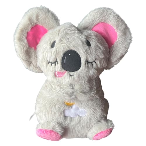 Weppduk Beruhigender atmender Koala für Kinder - Atmendes Koala-Stofftier | Atmender Koala Sleep Buddy | Süßes Koala-Kuscheltier mit beweglichen Ohren | Angstlinderung Koala Plüsch | Koala Stofftier von Weppduk