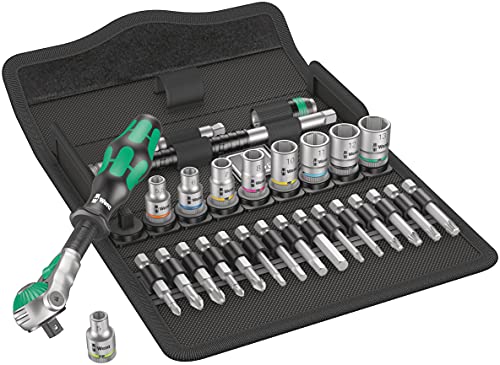 Wera Zyklop 8100 1/4 Zoll Vierkant 5 → 13mm 6-Punkt; Innensechskant-Bit; Phillips-Bit; Pozidriv-Bit; Torx-Bit von Wera