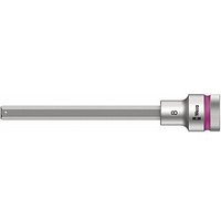 Wera 1/2" Zyklop mit Haltefunktion kurz Steckschlüsseleinsatz Größe: 8,0 mm Länge: 140,0 mm von Wera