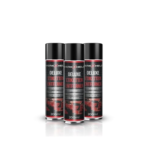 Werkxheld Etikettenentferner SET – 3x 200 ml – Der ultimative Klebereste & Klebstoffentferner | Perfekter Etikettenlöser & Kleberentferner für saubere Oberflächen Werkxheld Etikettenentferner SET – 3x 200 ml – Der ultimative Klebereste & Klebstoffentferner | Perfekter Etikettenlöser & Kleberentferner für saubere Oberflächen von WerkXheld